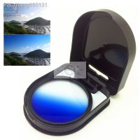 Gradient Blue Color Lens Filter for Canon Nikon Camera Lenses Gradual Graduated 37 40.5 46 49 52 55 58 62 67 72 77 mm 58mm 52mm