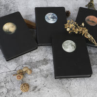 Black Notebook Star Book Blank Inner Page Paper Sketchbook Diary For Drawing Painting Office School Stationery Supplies Gifts