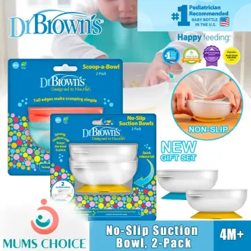 No-Slip Suction Bowl, 2-Pack