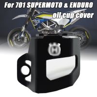 สำหรับ Husqvarna 701 Supermoto Amp; Enduro Cnc อะลูมิเนียมอุปกรณ์เสริมรถจักรยานยนต์อุปกรณ์ป้องกันฝาครอบตัวป้องกันที่เก็บของเหลวน้ำมันเบรกหลัง