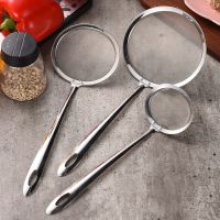 Stainless Steel Skimmer Spoon Cooking Oil Sieve Colander Scoop Fine Mesh Wire Filter Strainer with Long Handle Skimmer Strainer