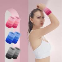 Colorful Sweat Bands Tensile Elastic Wristband with Sweat Absorption Sports Accessories for Yoga Running Table Tennis Tennis Badminton Basketball value