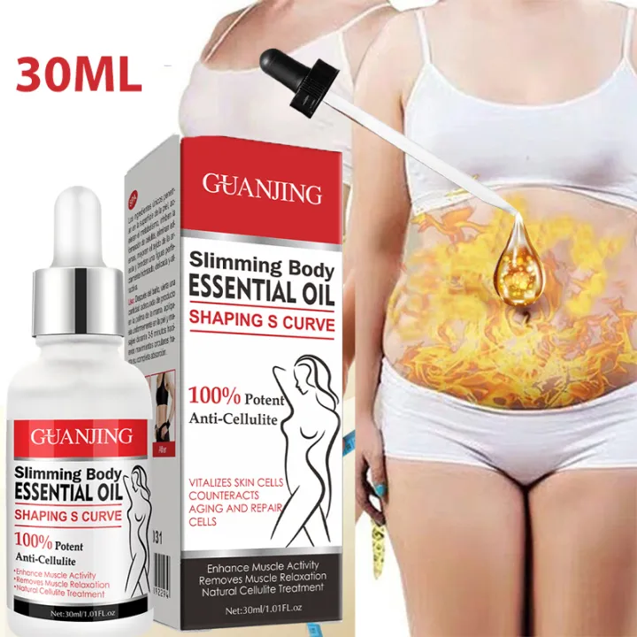 Body Slimming Massage Oil Plant Essential Fat Burner Weight Loss