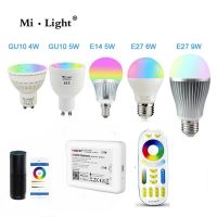 【2023】 Potsland Pakistan Mi แสง RGB หลอดไฟ LED หรี่แสงได้ GU10 E14 E27 AC85-265V + CT(2700-6500K) RGB Alexa สปอตไลท์ไฟ LED ตกแต่งภายใน