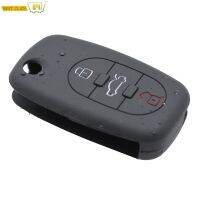 ซิลิโคน Key Case Fob สำหรับ Audi A2 A3 S3 A4 S4 A6 S6 Allroad A8 S8 TT Roadster Cabriolet 1997-2006 Remote Key Cover Shell