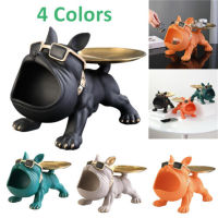 Figurine Animal Tray Decors Statue Storage Dog