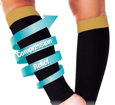 Copper anti-fatigue compression calf sleeves ปลอกรัดน่องขาเรียว