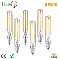 ✱ Vintage T20 Long LED Tubular Filament Edison Bulb 2700K Warm white 2W E14 Base 110V 220V Chandelier Retro Dimmable Led Light