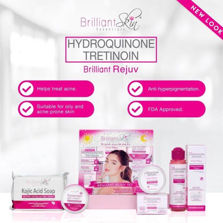 Brilliant Rejuv Set By Brilliant Skin Topical Solution Toner Topical