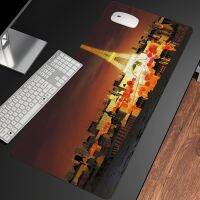 France Paris Eiffel Tower Game Mause Mat PC Gaming Gamer Laptop Notebook Mice Mat Gaming 90x40 cm Mouse Pad Computer PC Mousepad