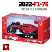 Bburago 1:43 F1 Scuderia Ferrari Leclerc 2022 SF90 SF21 SF1000 F1-75อัลลอยรถหรูคอลเลกชันโมเดลของเล่นรถขึ้นรูป