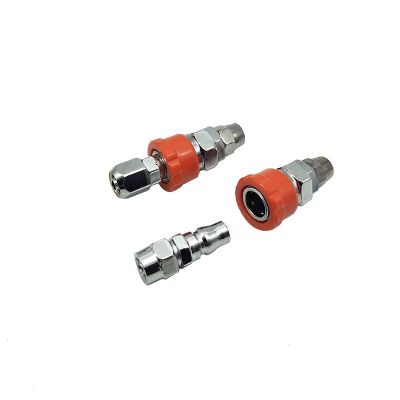 2 Pcs Pneumatic Pipe C type Quick Fitting Connect Disconnect Coupler Set 30SP + 30PP For 10x6.5mm PU tube Pipe Fittings Accessories