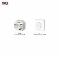 ❁☃♂ Miboxer 110V-220V AC Triac RF Push Dimmer RF wireless Push dimming / K1 Rotating switch Panel Remote For single color Lights