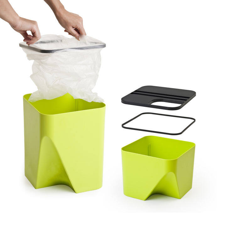 ถังขยะ-ถังขยะแยกประเภท-ถังขยะรีไซเคิล-ถังขยะวางซ้อน-qualy-block-30-stackable-recycle-bin