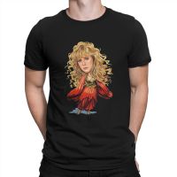 Singer ManS Tshirt Stevie Nicks Singer And Pop Music Writer Crewneck Short Sleeve T Shirt Humor High Quality Birthday Gifts 【Size S-4XL-5XL-6XL】