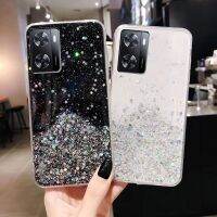 เคสโทรศัพท์สําหรับ A78 A17 A17K A77S A57 2022 A77 A98 A95 A16 A15 Reno 6 6Z 8T 5Gมือถือแบบนิ่ม กันกระแทก ลายดาวระยิบระยับ