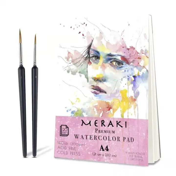 Water color pad A4/A3 [Meraki] | Lazada PH