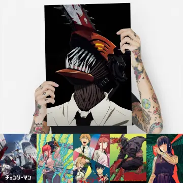 Hot Anime Retro Chainsaw Man Posters