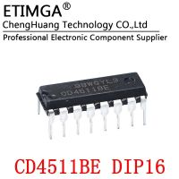 10pcs/lot CD4511BE CD4511 CD4511 DIP16 Latch Decoder Driver WATTY Electronics