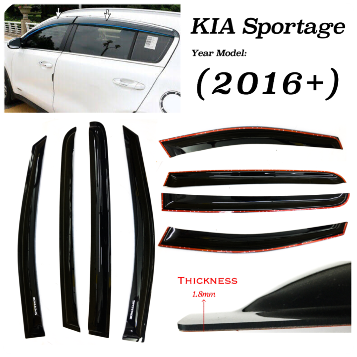 OCPA KIA SPORTAGE 2016 2017 2018 2019 2020 2021 2022 2023 RAIN VISOR