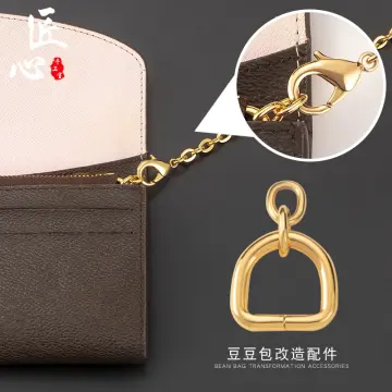 Suitable for LV mahjong bag transformation metal chain shoulder strap chain  single buy bag with underarm bag chain copper accessories Messenger