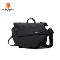 TOP☆ARCTIC HUNTER New black large capacity single shoulder bag functional messenger bag functional men cross body bag