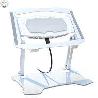 HK พับแท็บเล็ต Cooling Stand Dual-Core Semiconductor Cooling Bracket หม้อน้ำปรับความสูงแบบพกพา