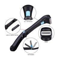 ZZOOI Electric Back Hair Shaver for Men Body Razor Folding Long Handle Hair Removers