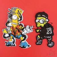 【hot sale】 ❈ B15 ☸ Cartoon：The Simpsons Patch ☸ 1Pc Simpson Diy Sew On Iron On Patch(S-2)