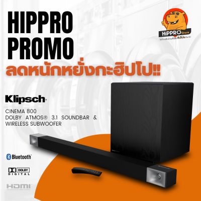 Klipsch Cinema 800 soundbar+Wireless subwoofer Surround 3