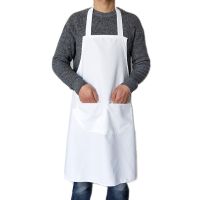 【jw】₪  Apron Wipeable Oil-Proof Baking Sleeveless Aprons for BBQ Hairdresser