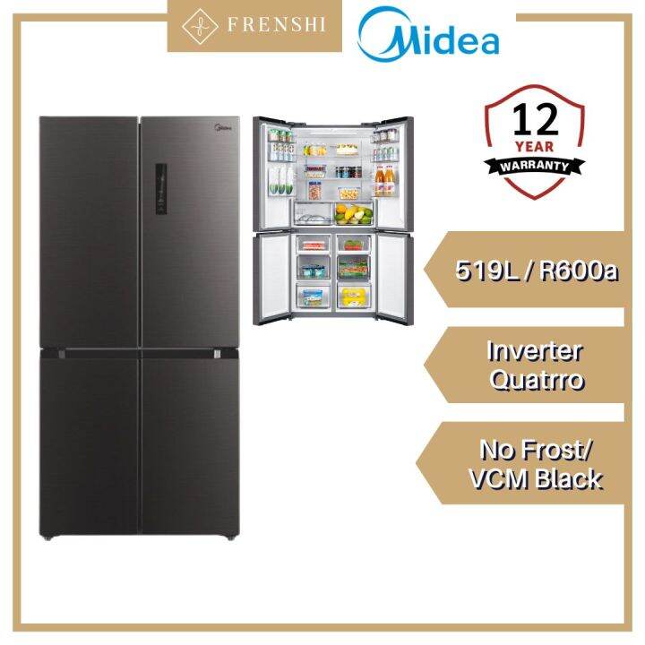 Midea 519L 4 Door Inverter Refrigerator MDRF632FGF28 [ FRENSHI ] Lazada