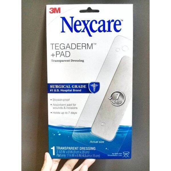 3M Nexcare Tegaderm+Pad Transparent Dressing Shower Proof Apas LIT