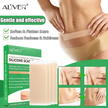 Silicone Scar Sheets - (1.6 x 120Roll-3M) Professional Scar Removal Sheets  for C-Section, Burn, Acne - Soft Silicone Gel Scar Tape : : Beauté  et Parfum