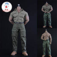 16 Scale ชายทหารเสื้อผ้าเสื้อตรงหลวมกางเกง Combat Boots สำหรับ TBLeague M34 M35 Action Figure เสื้อผ้าอุปกรณ์เสริม