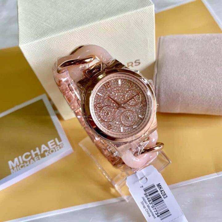 Michael kors ceramic watch rose outlet gold