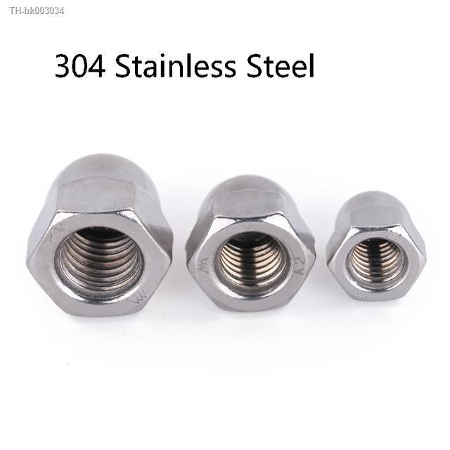 stainless-steel-brass-black-carbon-steel-acorn-cap-nut-hex-metric-threaded-hexagon-nut-m3-m4-m5-m6-m8-m10-m12-m14-m16-m18-m20
