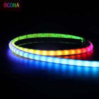 แอดเดรสเป็นรายบุคคลซังหลอดไฟ LED Strip ฝันเต็มสี5มิลลิเมตร DC 5โวลต์160LED M WS2812b สมาร์ท RGB พิกเซล LED เทปริบบิ้น DIY *