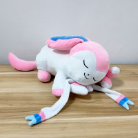 （HOT) สินค้าใหม่ข้ามพรมแดน Sleeping Sylveon ตุ๊กตาตุ๊กตาโปเกมอนนางฟ้าอิบราฮิโมวิช ตุ๊กตา