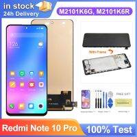tft for Note 10 Display Digital with Frame M2101K6G