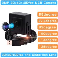 No Distortion USB Camera 2MP 1080P Wide Angle HD CMOS OV2710 30/60/100fps High Speed Webcam USB Camera for PC Laptop Computer