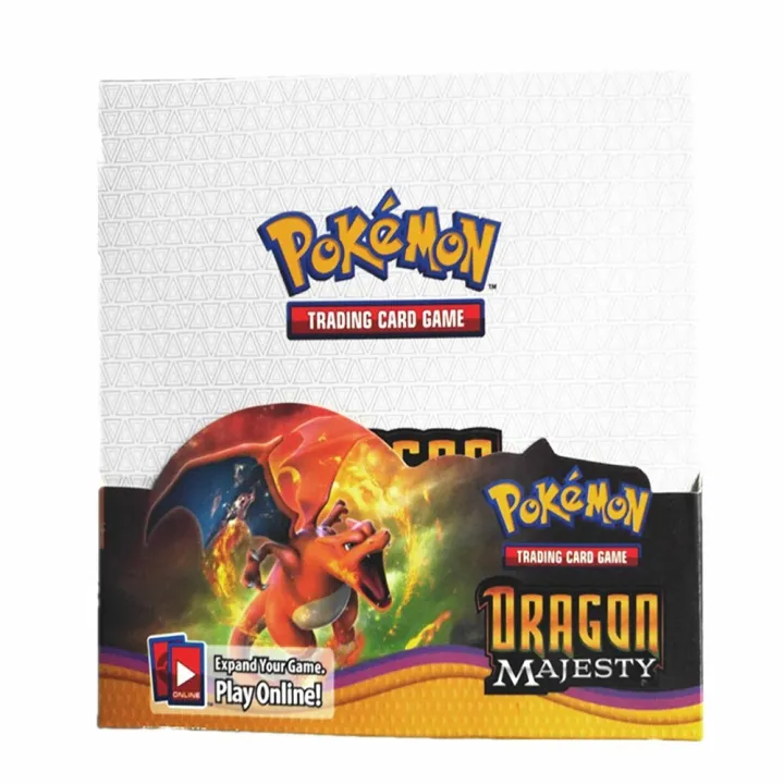 324Pcs 2022 Newest Pokemon Cards Dragon Majesty Booster Box Trading