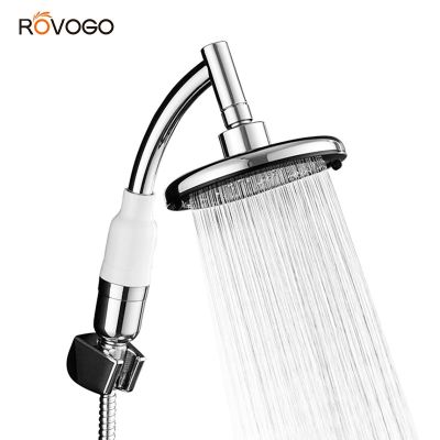 6 inch Hand Shower Head with Hose High Pressure Spray Head Multifunction Hand Held Showerhead with Water Saving Mode Chrome