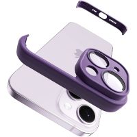 Purple Camera Lens Protection Case Cover For iPhone 14 Plus 13 Pro Max 12 14Pro 13Pro 12Pro iPhone14 Glass Protector Accessories  Screen Protectors
