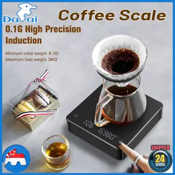 Yieryi 3kg 0.1g 5kg 0.1g Drip Coffee Scale for Coffee Balance