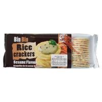 Happy moment with us ? Bin Bin Rice Crackers Sesame 100g  บินบิน ข้าวเกรียบงา 100 กรัม?