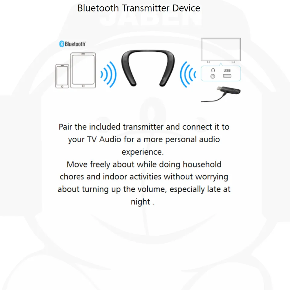Low latency Bluetooth Wearable Speaker