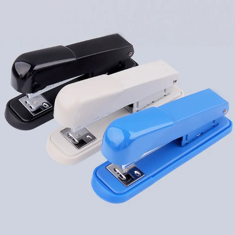 1pcs Portable Mini Stapler Office Desktop Plastic Staples Student Binding  Tools Stationery Office School Students Supplies 