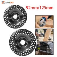 92/125mm Grinder Wheel Disc Wood Shaping Wheel Grinding Discs for Angle Grinders Woodworking Sanding Rotary Abrasive Tool Cleaning Tools