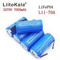 【❐】 AyogyA 3.2V 32700 7000MAh 6500MAh LiFePO4 35A ต่อเนื่องสูงสุด55A สูง + นิกเกิลแผ่น